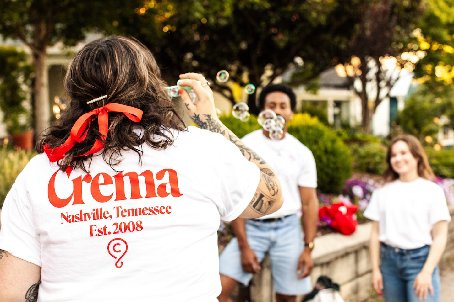 Crema Teardrop T-Shirt