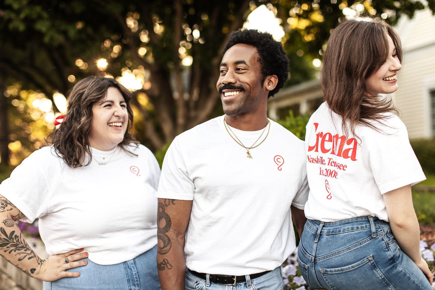 Crema Teardrop T-Shirt