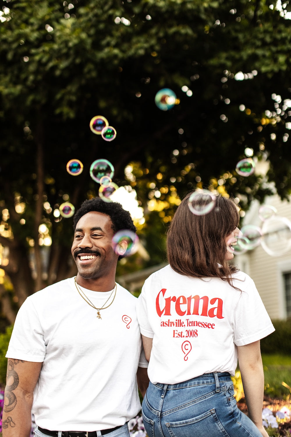 Crema Teardrop T-Shirt