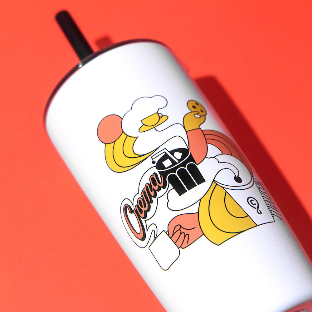 Crema x MiiR 16oz Straw Tumbler