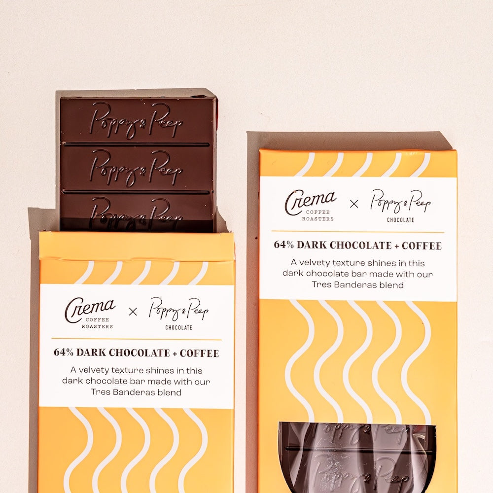 Crema x Poppy & Peep Chocolate Bar